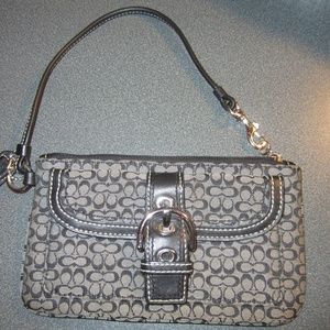 Genuine Coach Signature Wristlet